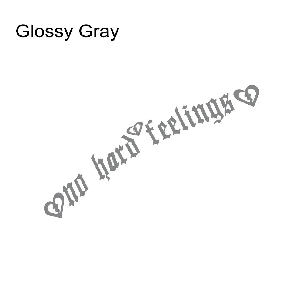55x10cm No Hard Feelings Universal Car Windshield Stickers Auto Body Rear Window Decor Vinyl Film Decals Car Tuning Accessories
