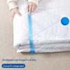 Vacuum Storage Bags for Seasonal Clothes, Jackets, Quilts - Hand-Rolled Transparent Compression Bags