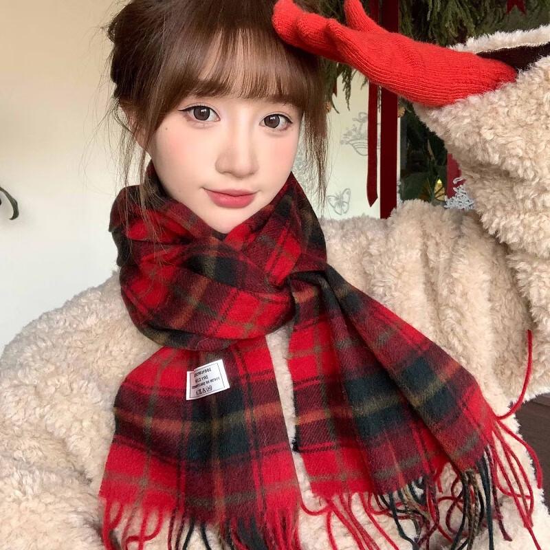 Women s Graphene Heated Plaid Scarf