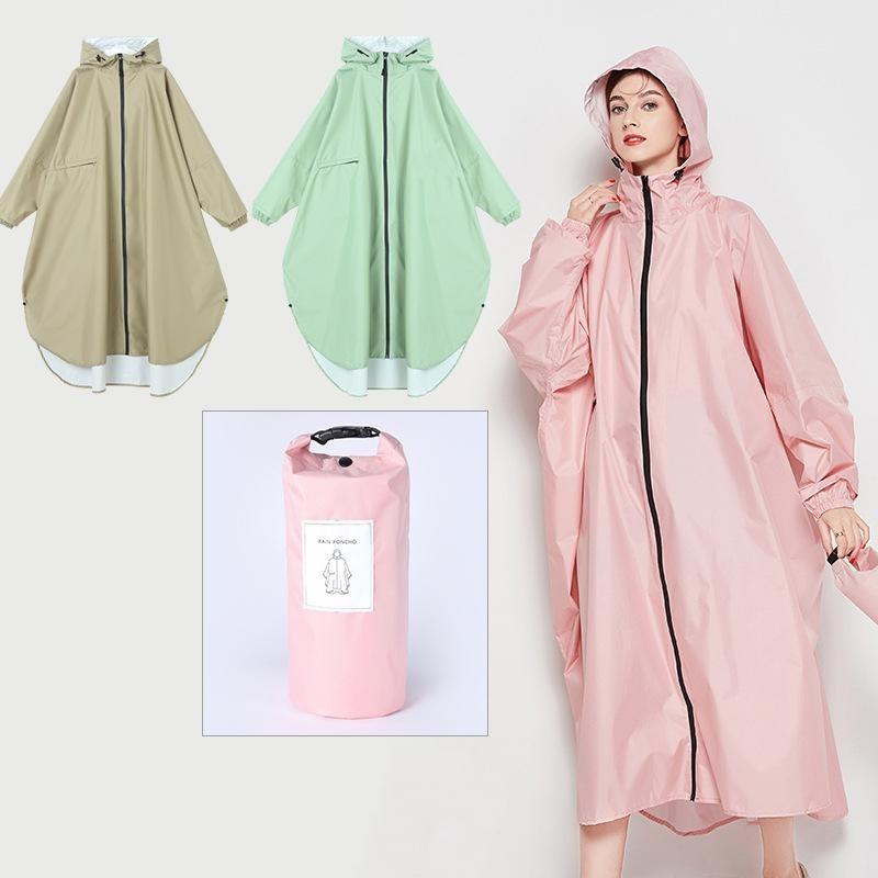 Women Breathable Raincoat Big Rain Coat Ladies Waterproof Cloak Raincoats Rainwear