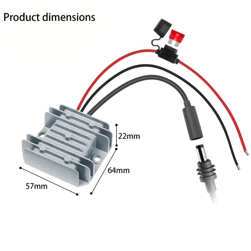 12V/24V Adapters Step Up Converters with Female Plug 30V 3.5A Output for Power Supply Step Up Conversion Easy to Install