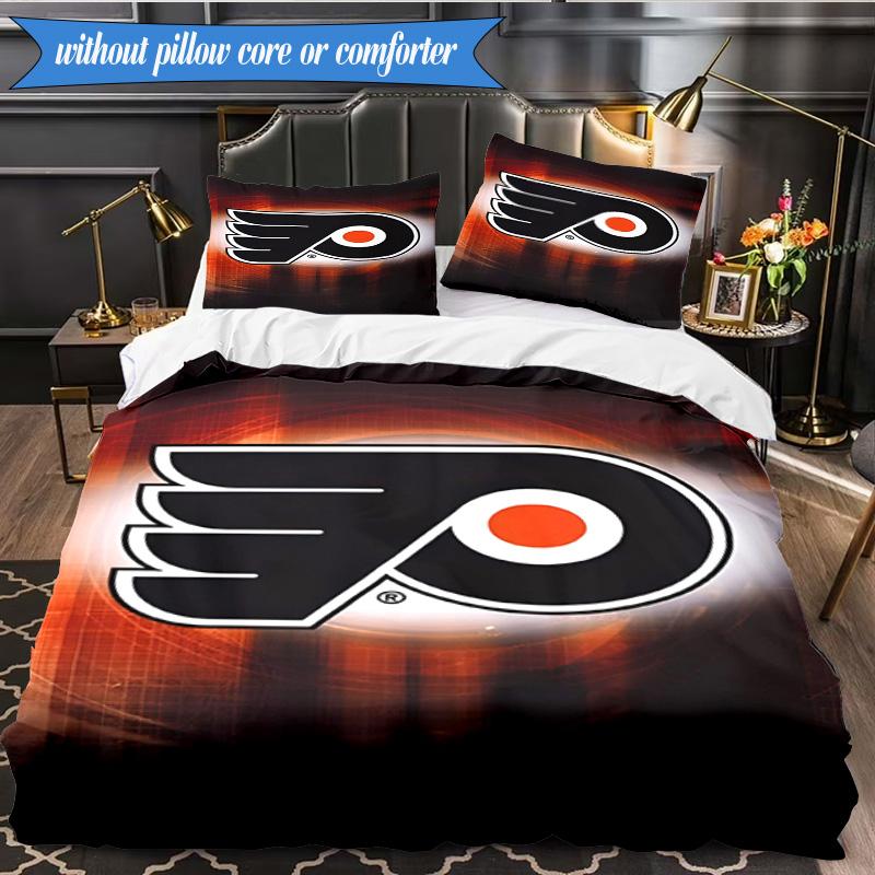 3PCS Flyers Team Logo Art Bedding Set,Including 1pc Duvet Cover And 2pcs Pillowcases Perfect for Bedroom, Dormitory, Fan Christmas gift