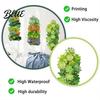Removable Floral Wall Art 3Pcs 3D Succulents Stickers Vertical Plant Landscape Decals Waterproof PVC Mural Creative Soft Decoration Gifts Peel And