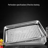 304 Stainless Steel Perforated Steamer Trays (5-Pack)