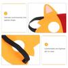 6pcs Non-woven felt mask Cosplay Fox Masks Japanese Mask Half Face Hand-painted Cat Fox Mask Masquerade Festival Cosplay Props