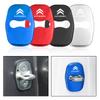 4 Pièces Cache-Serrure de Porte de Voiture en Métal Cache-Boucle de Protection Autocollant Pour Citroen Celysee C6 C3 C5 C1 Aircross Picasso Cactus Berlingo