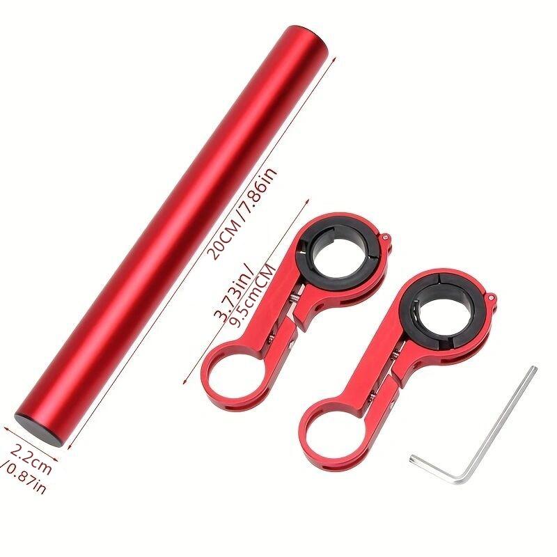 Electric Scooter Handlebar Extender Extension Horn Light Mount Holder Handlebar Riser Adapter Bicycle Lamp flashlightAccessories