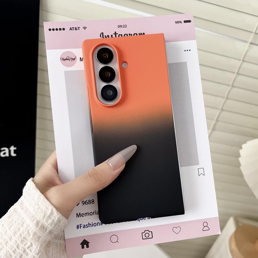 Gradient Colorful Ultra Thin Hard PC Case For For Samsung Galaxy Z Fold7 6 5 4 3 5G Shockproof Protection Cover For ZFold 7 6 5