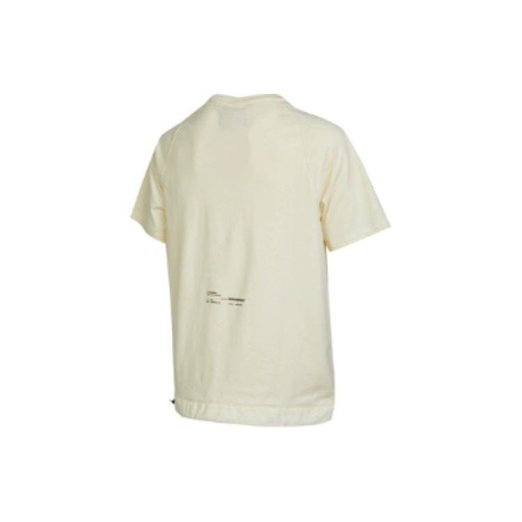 Jordan FW22 Logo Print Cotton Crew Neck T-Shirt Men Tops Off-White DQ8070-113