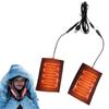 5V 1.5A 2in1 Handschuhe Heizmatte Winter Outdoor Warme Handschuhe Warme Schuhe Handschuhpolster USB Beheiztes Verbundfaser Warmes Handschuhpolster
