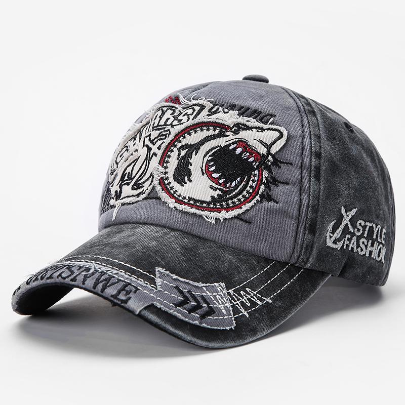 2023 News Fashion Outdoor Sports Cotton Baseball Cap Retro Embroidery Men's Cap Hip Hop Rebound Caps Snapback Hats