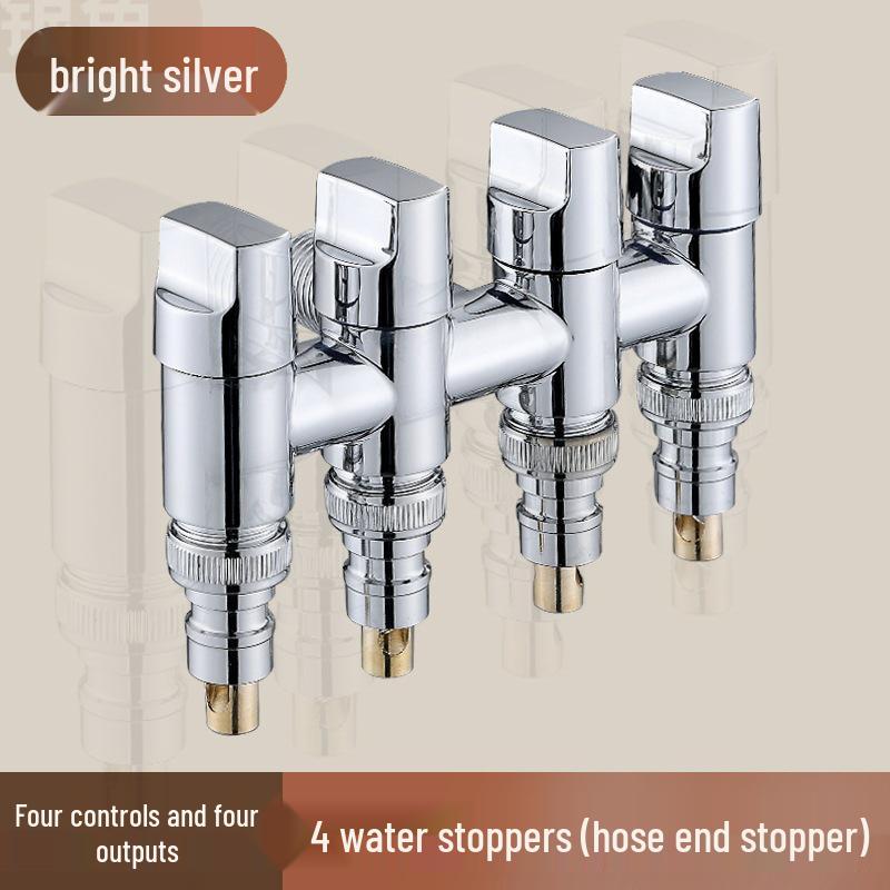 Multi-Way Water Valve Splitter for Washing Machines and Faucets