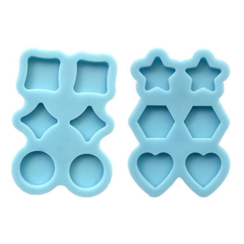 

Серьги-подвески ручной работы DIY, силиконовая форма, многокомбинационные серьги-пусеты с бриллиантами, форма для эпоксидной смолы с кристаллами 1