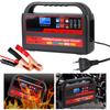 Intelligent Pulse  Fast Power Charging Auto Pulse Repair Car Motorcycl Battery Charger 12V / 24V Universal Handheld Digital LCD Display