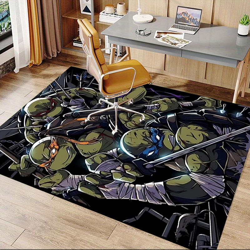 Mutant Ninja Turtles Team Carpet For Playroom Bedroom Living Room Sofa Home Decorkids Game Area Rug Nonslip Floor Mat