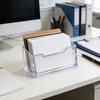 Single Layer Business Card Display Stand Clear Acrylic Visiting Card Organizer  Hotel Desktop