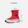 Women Men Winter Snow Boots Thick Fleece Warm Non Slip Short Boots Casual