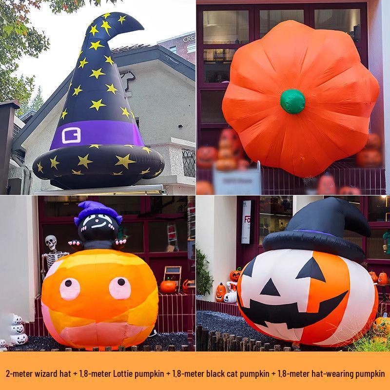 Large Inflatable Pumpkin Balloon Halloween Decoration for Kindergartens and Malls