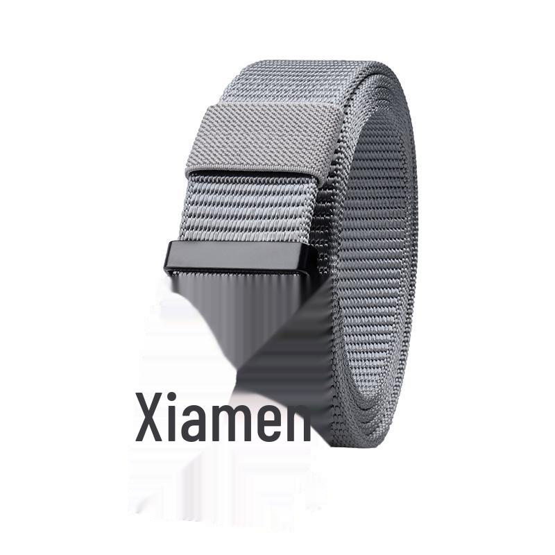 Curea tactică din pânză pentru bărbați cu cataramă automată din aliaj fără dinți