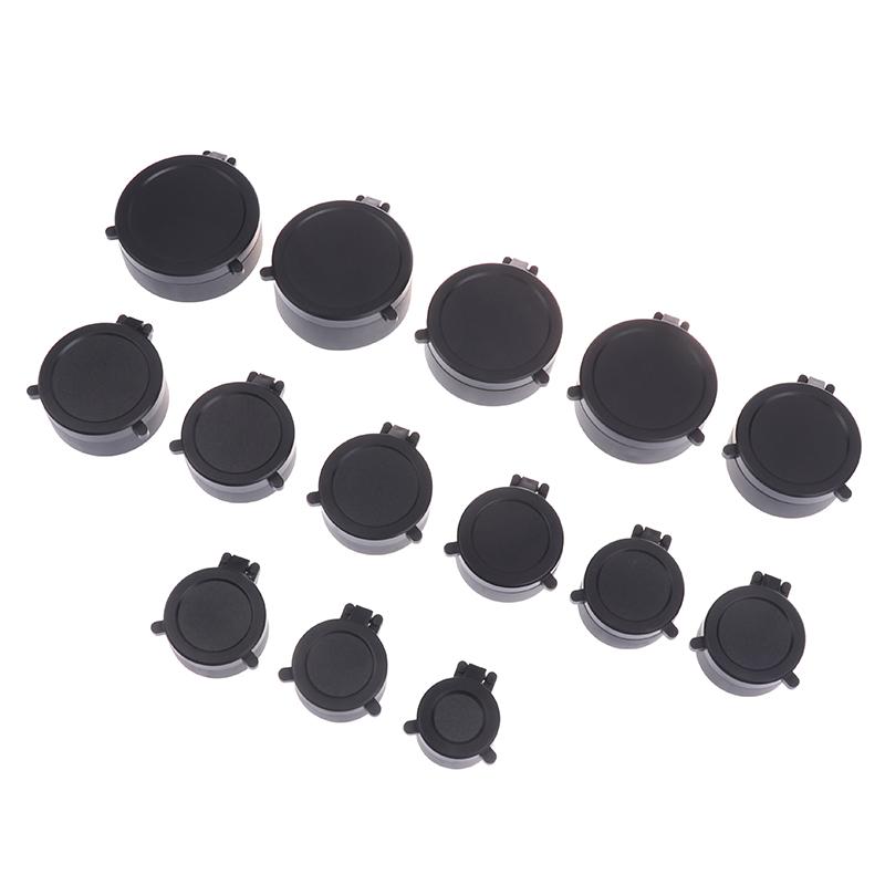 Rifle Scope Lens Cover Spring Up Quick Flip Openning Lens Dustproof Cover Telescope Cap For 30-64Mm Caliber Hunting Riflescopes
