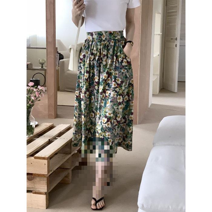 Women s Stylish High-End A-Line Summer Skirt with Slimming Belly-Covering Design 2XL