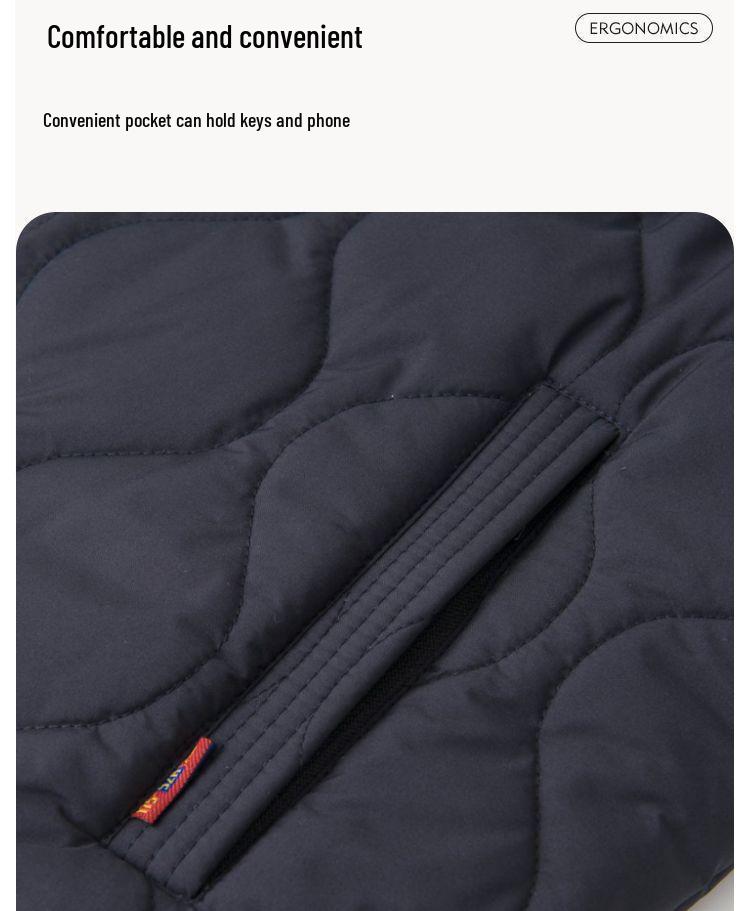 Men's Warm Lightweight Fall/Winter Plus Velvet Vest for Middle-aged and Elderly - Sleeveless Dad's/Grandpa's Jacket.