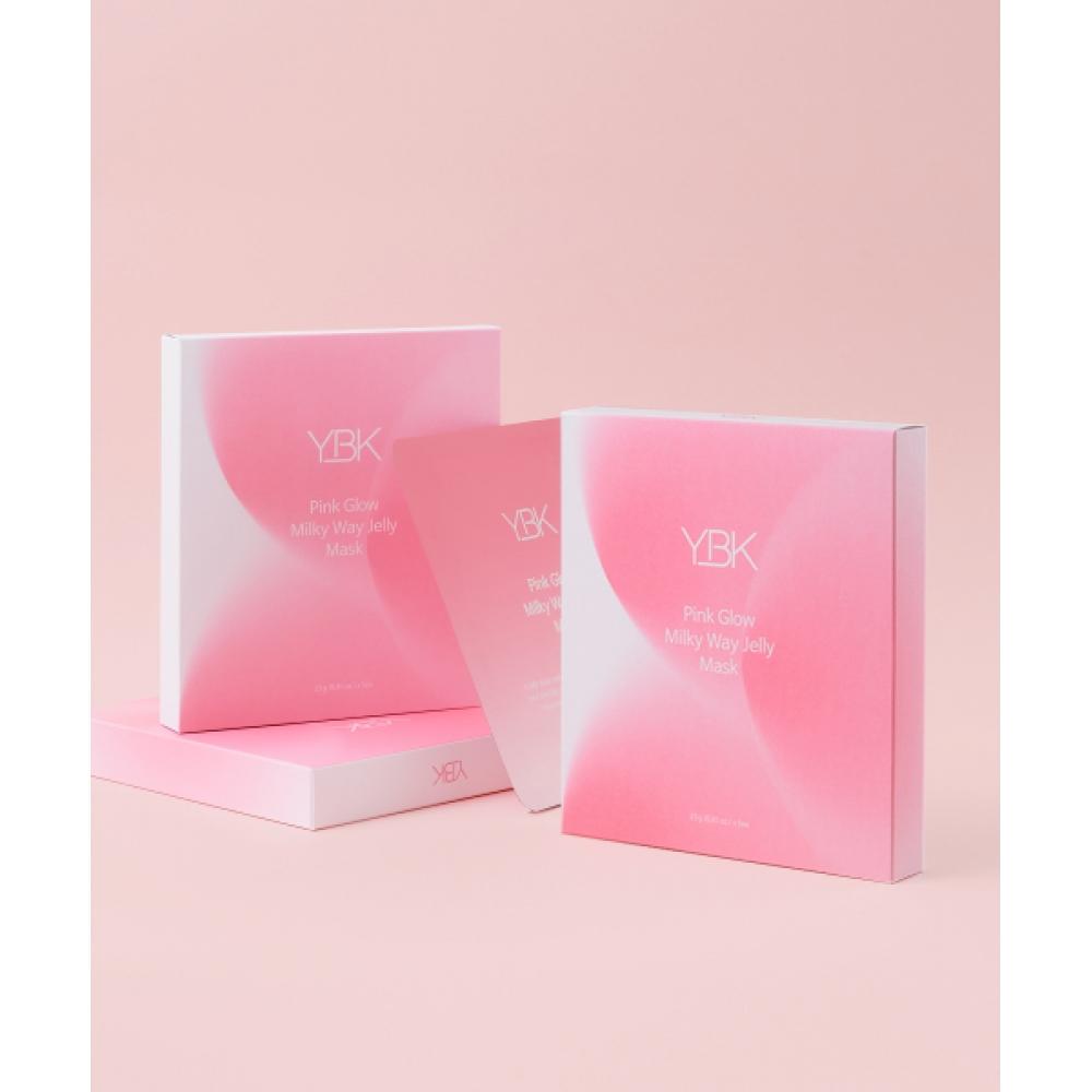 Ybk Pink Glow Milky Way Jelly Mask 23g X 5 Pack NONE