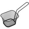 French Fry Serving Baskets Stainless Steel Fry Basket Mini Square Chicken Wings Holder for Restaurant Cafe Table Food Serving6