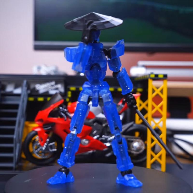 Generation 5 Dummy Statue Model Lucky Figure 13 Joints Movable Robot Creative DIY Assembled Toy Kids Stress Relief Action Figure