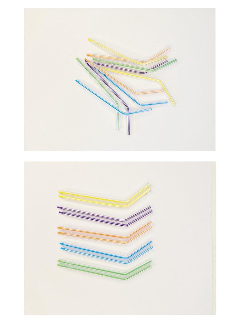 250 Stück Farbige Dental Einweg Dreiwege Spritzenaufsätze zur Zahnreinigung