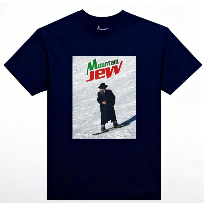 

Летний бестселлер 2025 года Горная еврейская футболка с модной и трендовой печатью, 100% чистый хлопок, футболка с коротким рукавом L