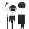 VGA Male To HDMI Female Audio Adapter Cable for Desktop Display