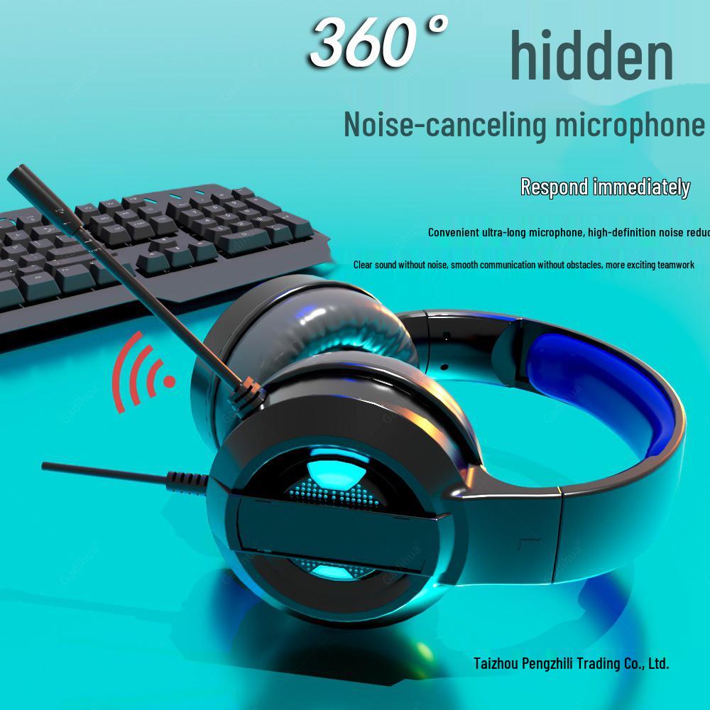 7.1 Channel Over-Ear Gaming Headset with USB and Microphone