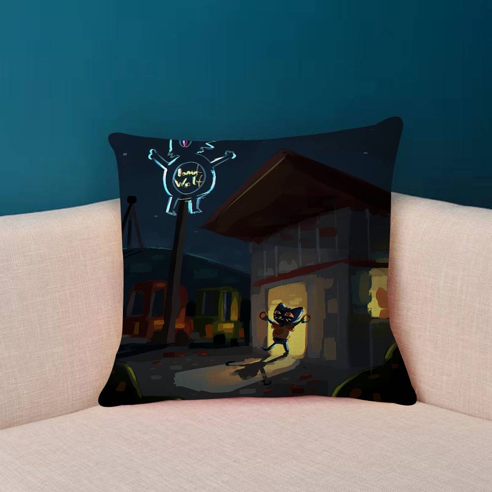 Anime N-Night In The Woods Game Pillow Case Plush Fabric Soft Double Sided Print Sofa Cushion Cover Throw Pillow Covers