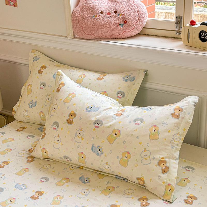 100% Cotton Floral Pillowcases Set of 2 Garden Floral Printed Pillow Cover with Envelope Closure Wrinkle Fade Resistant Hotel Quality Pillow Protector