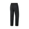 Li Ning Wade Series Comfortable Simple Versatile Straight Leg Lace-Up Loose Knit Sports Pants Men bottoms Black AKLV025-1