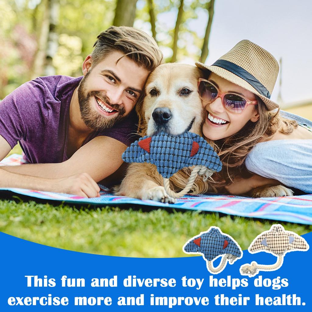 Indestructible Dog Toys, Interactive Dogs Toy Chew Toy, Indestructible Squeaky Dog Toys, Soft Plush Animal Playthings For Playing Trainin