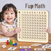 Second-Grade Math Teaching Aids: Multiplication Table Cards and Wall Hanging for Elementary Students