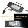 2pcs Number Lights For Nissan Qashqai Juke Micra Versa NV200 Note March Kicks X-Trail White LED Number License Plate Light Lamps License Plate Lights