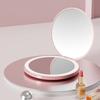 Creatieve Draagbare LED Lamp Cosmetische Spiegel Lamp Compacte LED Spiegel Opbergtafel Spiegel Vergroot Make-up Cosmetisch