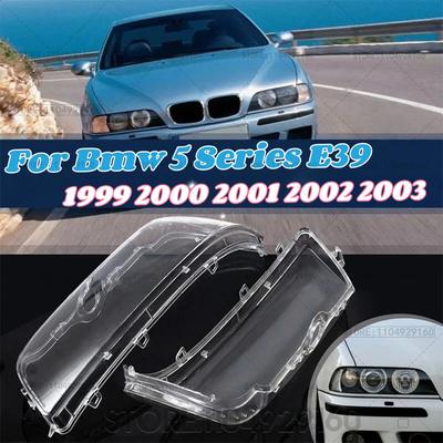 For BMW 5 Series E39 1999-2003 Car Headlight Lampshade Cover Shell Glass Lens Automobiles Head Light Lamp Lens Body kits Tuning