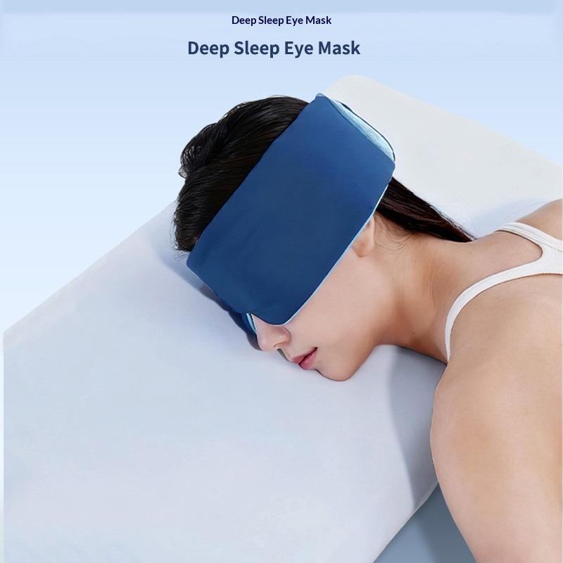 Home & Travel Deep Sleep Eye Mask&Zero-Pressure Light Blocking&Single Pack&More Breathable & Comfortable Than Silk