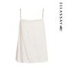 ELLASSAY Pleated Textured Chain Strap Camisole Top