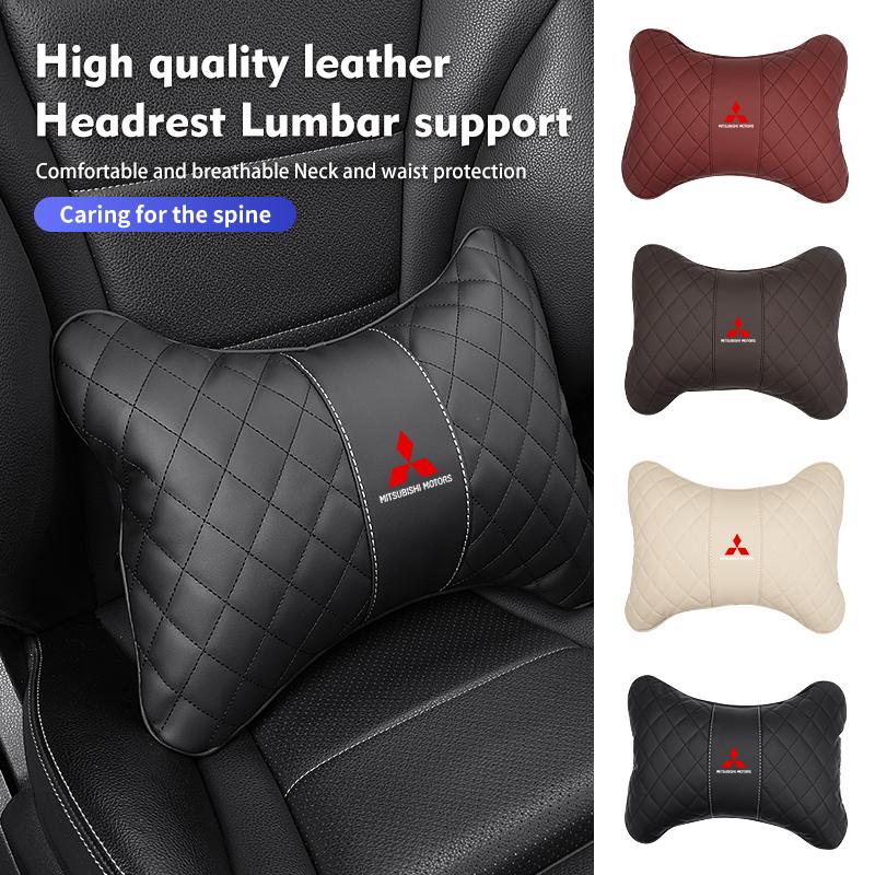 Car Universal Headrest Backrest Cushion Interior Accessries For Mitsubishi Outlander Pajero Sport Lancer EX ASX L200 Eclipse LO7