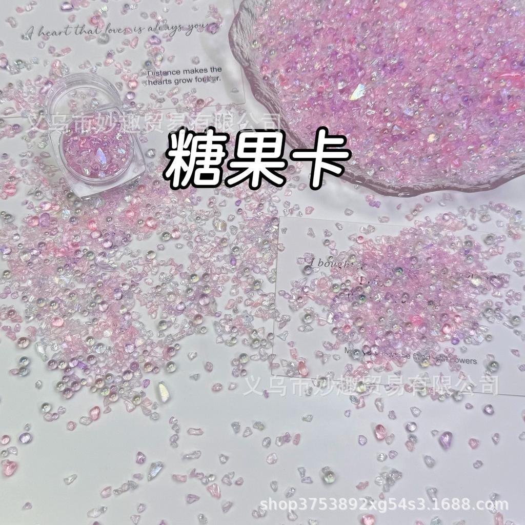 Symphony Gravel Storm Diy Quicksand Flow Maka Brick Decoration Manicure Pinch Music Embellishment Slime Filling Material