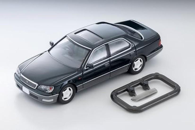 TOMYTEC Tomica Limited Vintage Neo 1/64 LV-N356b Toyota Celsior C-Spezifikation F-Paket Grün/Grau 1997 Modell Fertigprodukt 337638