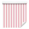 Wallpaper Stripes Coral and White for Living Room and Bedroom 50x1000
