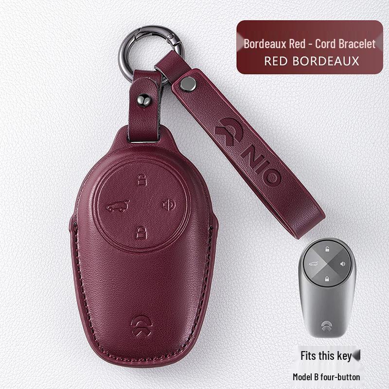 NIO ES6 Kartenetui: Echtlederbeutel für 25 Modelle (ET5T/ET5/EC6/ES8/ET7/ES7/EC7)