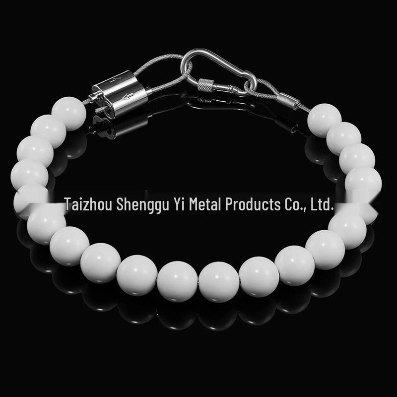 Cross-border 304 Stainless Steel Flagpole Bead Chain Ring