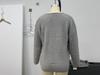 Cross2025: Women's Autumn/Winter European & American Style Simple Cardigan Sweater, Buttoned, Round Neck, Solid Color Knitwear